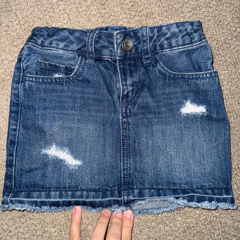 The Children's Place Distressed Blue Skirt